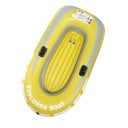 Nafukovací čln pre 2 osoby Explorer Boat Dva úchyty na pádla a dvojitý ventil 188 x 114 cm PVC 0,3 mm Nosnosť 90 kg Žltý Na jazero a rieku 8