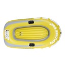 Nafukovací čln pre 2 osoby Explorer Boat Dva úchyty na pádla a dvojitý ventil 188 x 114 cm PVC 0,3 mm Nosnosť 90 kg Žltý Na jazero a rieku 10