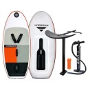 Nafukovací hydrofoil doska surfovacia doska s pumpou a krídlom 172 x 74,9 x 15,2 cm 5,8 palca oranžovo-biela na vodné športy a surfovanie 2