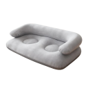Nafukovací kempingová sedačka pohovka 135 x 66 x 45 cm semišový povrch a PVC lehká 1,3 kg na kemp zahradu pláž i do stanu a na festival 1