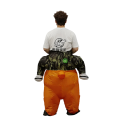 Nafukovací kostým kapybara Efekt jízdy na zvířeti Univerzální velikost 160–185 cm Polyester Oranžové provedení Na karneval a firemní akce 3