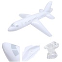 Nafukovací letadlo 100 cm Bílé PVC odolné materiály Lehké přenosné dětské nafukovadlo pro vodní zábavu Pláž bazén párty hračka 2