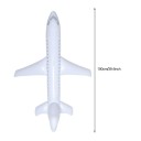 Nafukovací letadlo 100 cm Bílé PVC odolné materiály Lehké přenosné dětské nafukovadlo pro vodní zábavu Pláž bazén párty hračka 3