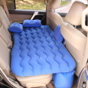 Nafukovací matrace do auta 130x70 cm s podporou 130x25x38 cm 2 vankúše cestovná matrace na zadné sedadlo pohodlné spanie taška 6