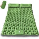 Nafukovacia karimatka pre 2 osoby s vstavanou pumpou 190 × 120 × 5 cm nylon TPU ultralehká 1,2 kg s vankúšom 17 cm na kempovanie 1