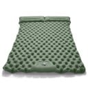 Nafukovacia karimatka pre 2 osoby s vstavanou pumpou 200 × 120 × 5 cm nylon integrovaný vankúš 17 cm ľahká 1,2 kg pre kempovanie 7