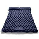 Nafukovacia karimatka pre 2 osoby s vstavanou pumpou 200 × 120 × 5 cm nylon integrovaný vankúš 17 cm ľahká 1,2 kg pre kempovanie 5