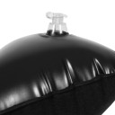 Nafukovacia matrace do auta 170 x 120 cm Čierna PVC + vločkovanie S pumpou a vankúšmi Cestovná matrace s podložkou a úložným vakom 7