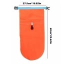 Nafukovacia plavecká bóje 27,5×60 cm s úložným priestorom a bedrovým pásom Airbag z odolného PVC pre vodné športy, vlečenie a bezpečné 5
