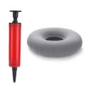 Nafukująca zdrowotna poduszka siedząca 34 cm z otworem Donut poduszka przeciw hemoroidom Ból kości ogonowej Ergonomiczna poduszka 7
