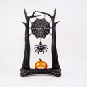 Nafukujący balon straszne drzewa z pajęczyną Dekoracja Halloween 105 x 60 cm Balon foliowy Czarny Pająk i dynia Dekoracja mieszkania 1