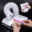Nageldammsugare 60W 19,5 x 21 x 6 cm med flexibel 550 mm slang och 3 LED-lampor Professionell sugapparat för manikyr av ABS 2
