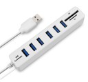 Nagy sebességű USB HUB 2 az 1-ben SD kártyaolvasó J1641 7