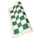 Nahkainen pyörillä varustettu shakkilauta 51 x 51 cm kannettava pehmeä turnausmatto kevyt harjoitusshakkilauta aloittelijoille ja lapsille 4