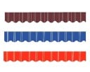 Náhradní Banner Pro Obchod Pruhovaný Design Vlnité Zakončení 250 x 20 cm Dekorativní Lemování Venkovní Markýza a Výloha Reklama 1