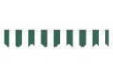 Náhradní banner pro obchod Sluneční clona 590 x 25 cm Vodotěsná látková páska Na markýzu Pro prodejnu stánek a venkovní použití 3