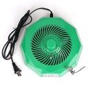 Nahřívací lampa pro zvířata s nastavitelnou teplotou 27-36°C a dálkovým ovladačem 22 x 9,5 cm 100-500W zelená pro mláďata a plazy 3