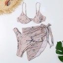 Naisten bikini huivilla P368 8