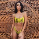 Naisten bikini käärmeennahkakuviolla 3