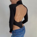 Naisten body, jossa avoin selkämys B703 5