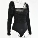 Naisten body, jossa syvä pääntie B716 4