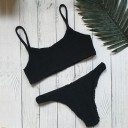 Naisten brasilialainen neulottu bikini J3266 2