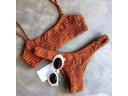 Naisten brasilialainen neulottu bikini J3266 4