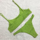 Naisten brasilialainen neulottu bikini J3266 12