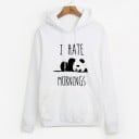 Naisten collegepaita I HATE MORNINGS 1