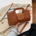 Naisten crossbody-laukku krokotiilikuosisella Yläkahva ja ketjuhihna Kanna kädessä tai olalla PU-nahkaa 26 x 17 x 6 cm 3