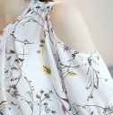 Naisten elegantti kukkakuvioinen pusero J1037 2