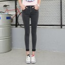 Naisten farkkuiset 3/4-housut hihansuilla J1081 13