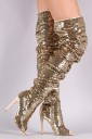 Naisten glitter-saappaat J1801 4