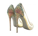 Naisten glitterpumput 2