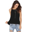 Naisten hihaton toppi, jossa paljas selkä 2