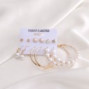 Naisten korvakorut 6 paria G1085 7