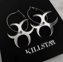 Naisten korvakorut riipuksella G463 3