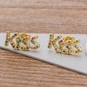 Naisten korvakorut zirkoneilla G668 8