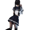 Naisten koulutyttöasu Seksikäs koulutyttö Halloween-asu Cosplay-koulutyttö 3