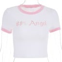 Naisten kuviollinen crop toppi A1222 2