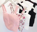 Naisten kuviollinen crop-toppi 1