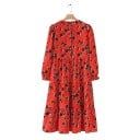Naisten kuviollinen mekko A1270 1