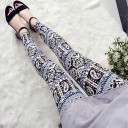 Naisten kuviolliset leggingsit 3