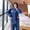 Naisten lämmin pyjama P2923 2