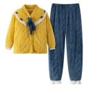 Naisten lämmin pyjama P3093 1