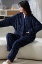 Naisten lämmin pyjama P3153 6
