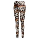 Naisten leopardikuvioiset leggingsit J521 10