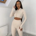 Naisten lyhyt toppi ja leggingsit B882 5