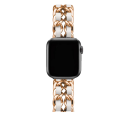 Naisten metallinen ranneke Apple Watch 42 44 45 46 49 mm, yhteensopiva Series 1–9 SE Ultra 5