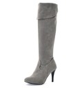 Naisten mokkanahkaiset stiletto-saappaat J2399 2